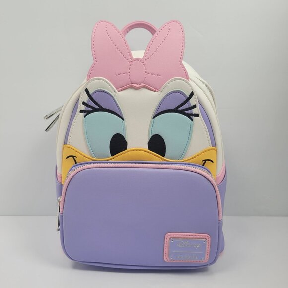 Loungefly Disney Daisy Duck Mini Backpack & Wallet Set NWT - Picture 2 of 12